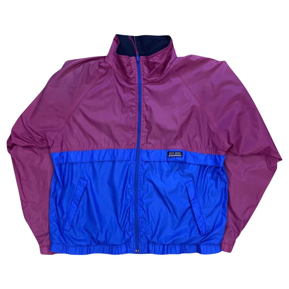 White Sierra Vintage 90's Jacket 2 tone Bright Purple Blue Men's L
